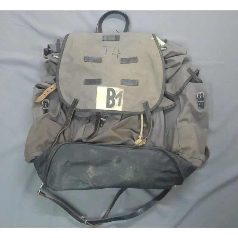 Rucksack Polizei Bund Ledertragegestell Gebr. 1963