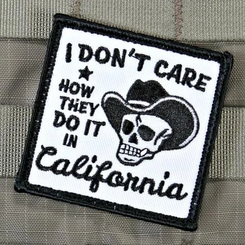 Violent Little Machine I Don't Care California Morale Patch