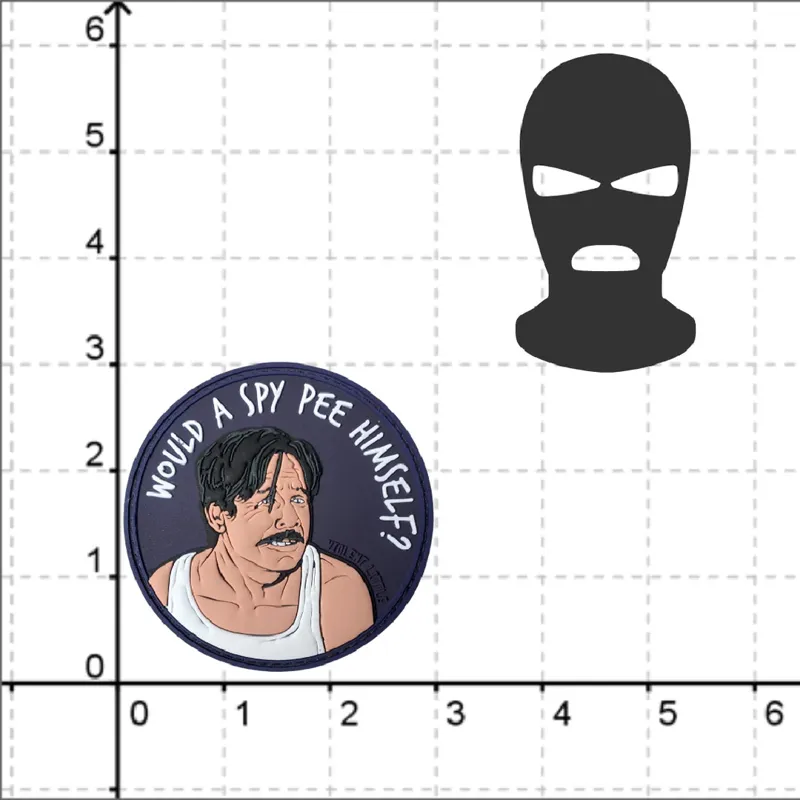 Violent Little Machine "Would a Spy Pee Himself" Morale Patch