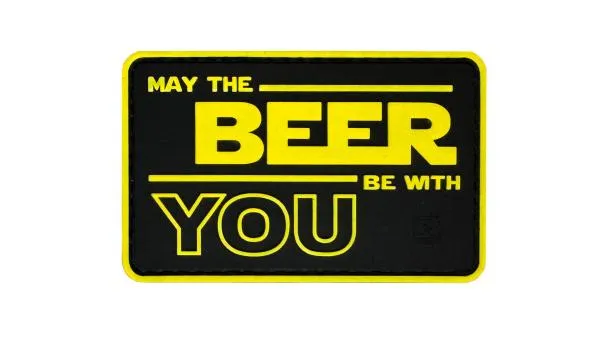 JTG May the Beer Be with You PVC Patch