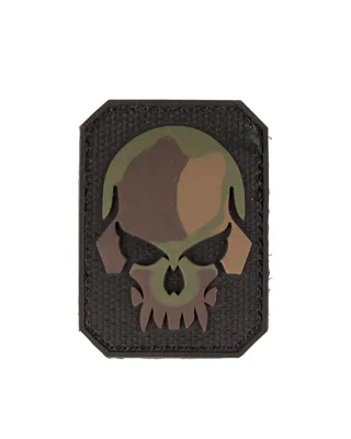Patch 3D Skull PVC Mit Klett Sm Tarn - Hier Kaufen! - Mil-Tec