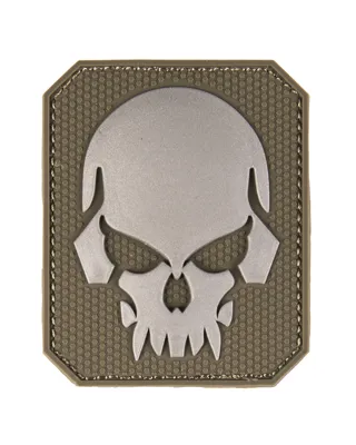 Patch 3D Skull PVC Mit Klett Lg - Hier Kaufen! - Mil-Tec