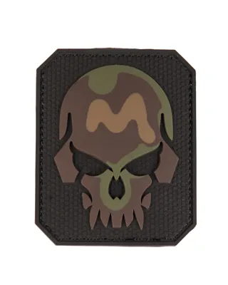 Patch 3D Skull PVC Mit Klett Lg Tarn - Hier Kaufen! - Mil-Tec
