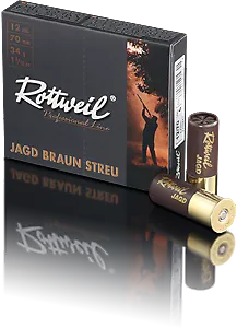 Jagd Braun Streu Plastik 16/70 2,7 mm - Rottweil