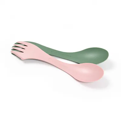Bio Spork Für Linkshänder 2ER-PACK Sandygreen/Dustypink - Light My Fire