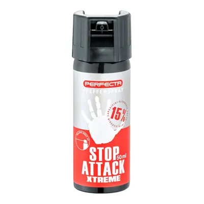 Stop Attack Pfefferspray X-Treme 50 ml Ballistischer Strahl - Perfecta