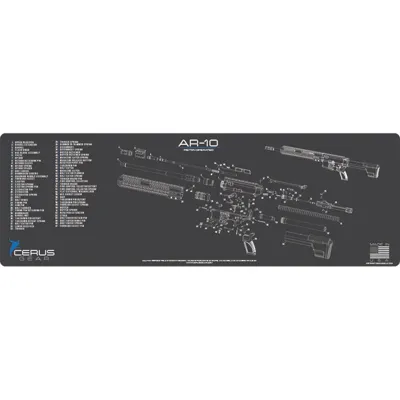 AR-10 Rifle Cleaning Mat - Cerus Gear