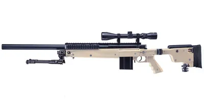 4406D Snipergewehr BB Federdruck Inkl. ZF & Zweibein - Well