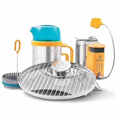 CampStove 2+ Complete Cook Kit Camping Kocher Set Inkl. KettlePot, Portable Grill Und CoffeePress - BioLite