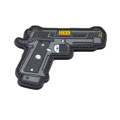 3D Rubber Patch Mit Klettfläche Salient Arms SAI 2011 DS 4.3 Pistole Grau - EMG International