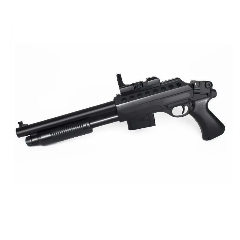 Rifle de Muelle con Visor y Linterna 0581 · Negro