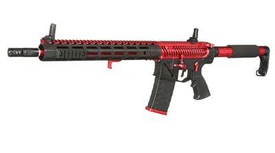 Patrol Phantom Rifle Vollmetall SDU-MosFet 2.0 S-Aeg BB Rot - APS Airsoft
