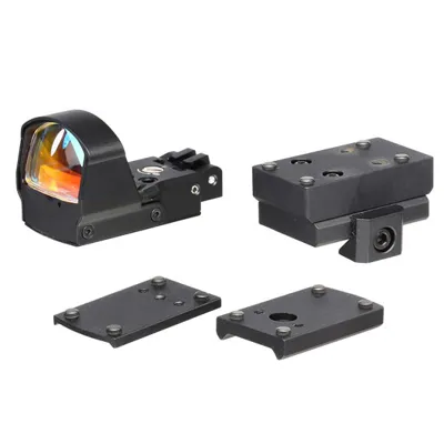 DPP-Sight Type Micro Red Dot Mit Lichtsensor Inkl. Pistolenhalterungen AO 6007 - Aim-O