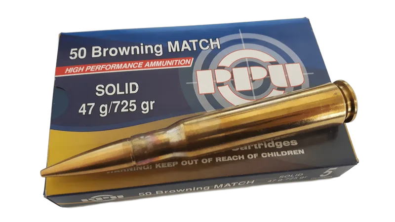 PRVI/PPU 50 BMG Solid Match 725 gr. -5 Stk