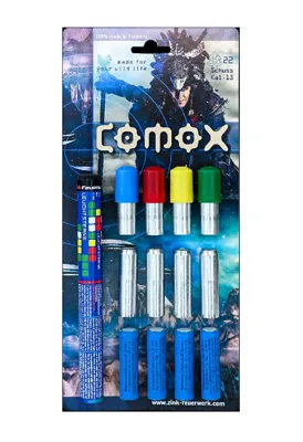 Comox Sortiment 22-TEILIG 15 mm - Zink Feuerwerk