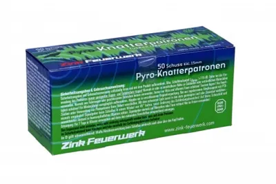 Pyro Knatterpatronen 50 Stk. 15 mm - Zink Feuerwerk