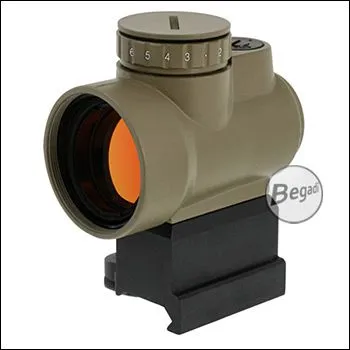 BEGADI 1x25 Short Dot - Mit QD Riser Mount - (Shock-Proof) · Tan / FDE