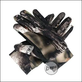 Scharfschützen Handschuhe "Natural Blind© 3D", Braun (100% Polyester) - Unisize - BE-X