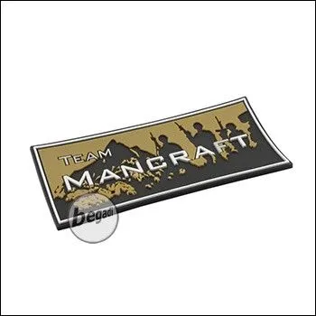 3D Abzeichen "TEAM " Aus Hartgummi, Mit Klett - Mancraft