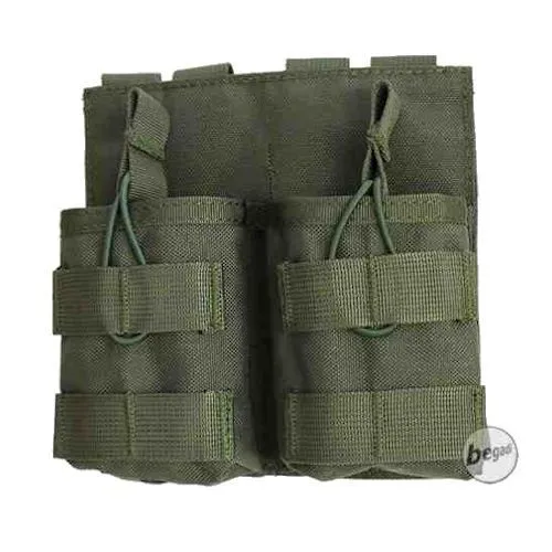 BEGADI Basic Magazintasche "7.62 / G3 / M14 - Double" · Verde / OD