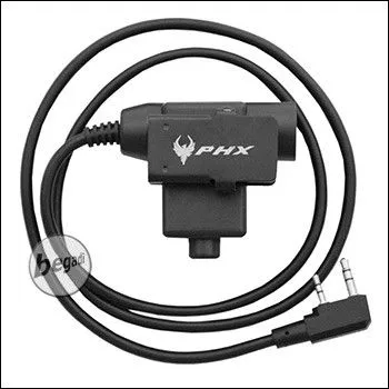 PTT Einheit / Taste "Archer" - Kenwood 2 Pin Version - PHX