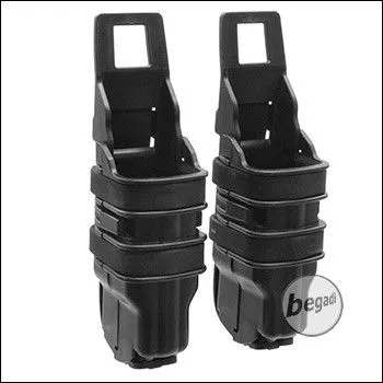 BEGADI Basic Hardshell Magazintaschen / MAG Pouch Bundle Für Pistolen (Double Stack) · Negro