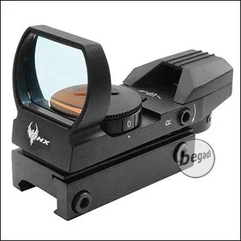 PHX Multi Reticle Basic Reddot 1 x 33 Inkl. Schutzkappe