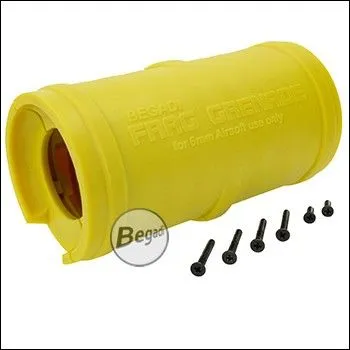 Wechselhülle Für Begadi Frag Grenade "Standard Capacity", 140 BBs -Gelb