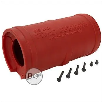 Wechselhülle Für Begadi Frag Grenade "Standard Capacity", 140 BBs -Rot