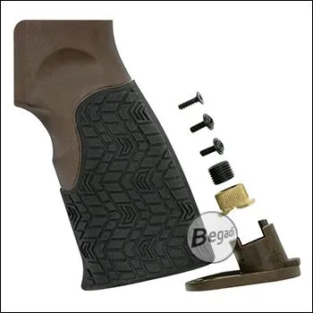 Daniel Defense S-Aeg Pistolengriff, Aus Nylon Fiber & TPU, Inkl. Zubehör - Braun - Cyma