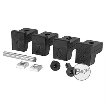 Ersatzteil Set #2 Für Begadi Pro AK Magazin, 9TEILIG (Adapter Etc.)
