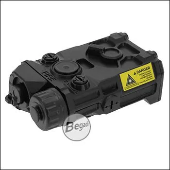 Dummy Laser Box (Laser – Licht Modul Attrappe) "Rifle", Aus Kunststoff, Eco Version - BEGADI