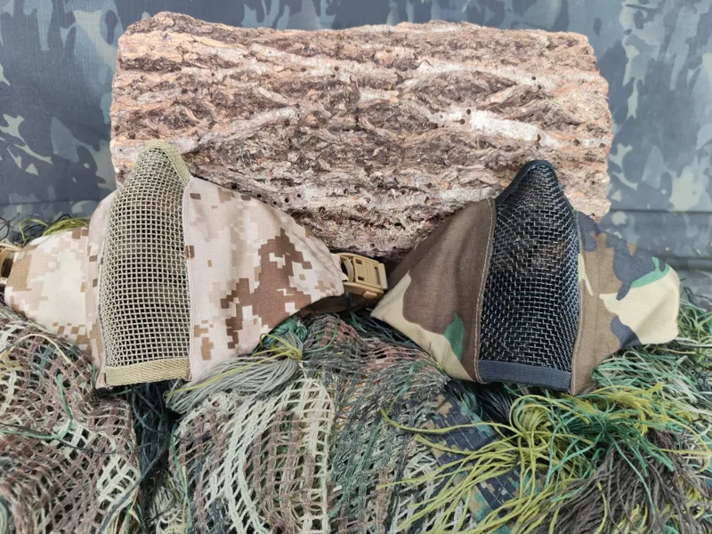 Metal Mesh Half Face Mask 2.0