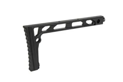 Curved Folding Skeleton Stock for Picatinny Rail Aluminium 326