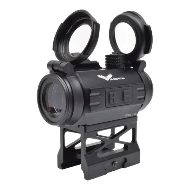 Red Dot with 1" High Riser · Negro