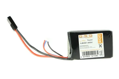 LIPO Akku 7,4V, 1500mAh, 20C, PEQ-Type - GSG