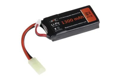 LIPO Akku 7,4V 1300mAh, 20C, Block-Type - GFC Tactical