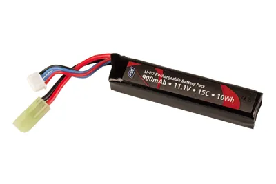 LIPO Akku 11,1V 900mAh, 15C, Stock-Type - ASG