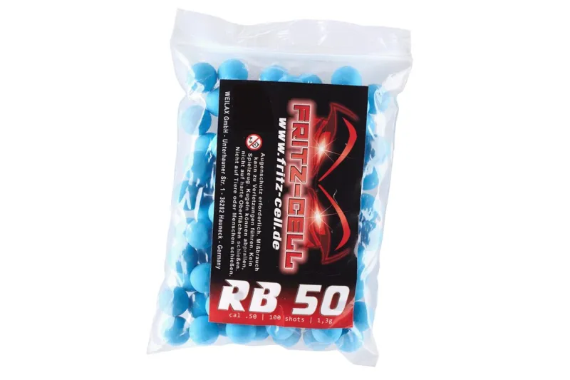 Fritz-Cell Rubberballs cal. 50 Blau (100 Pcs.)