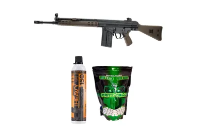 Heckler &Amp; Koch G3 A3 Vollmetall Gas-Blow-Back BB Mit BBs Und Heavy Gas - Umarex