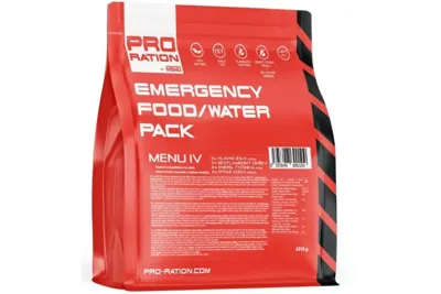 Emergency Food Water MENU IV - Tactical Meal Ready to Eat - Pro-Ration