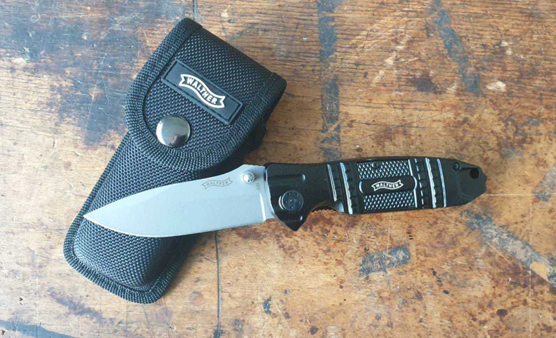 Walther Knife -Tac-Knife" STK · Plata