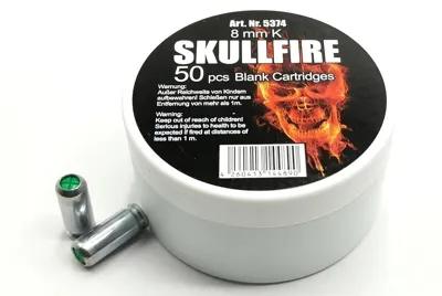 Skullfire 8mm P.a.k. 50 Schuss, Sonderangebot - Pobjeda Technology