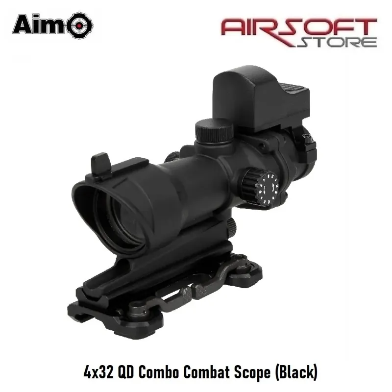 4x32 QD Combo Combat Scope · Negro