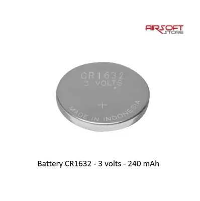 Battery CR1632 - 3 Volts - 240 mAh