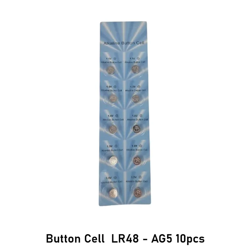 Button Cell LR48 - LR754 - AG5 10PCS