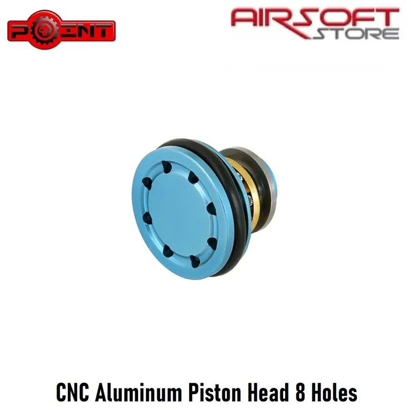 CNC Aluminum Piston Head 8 Holes