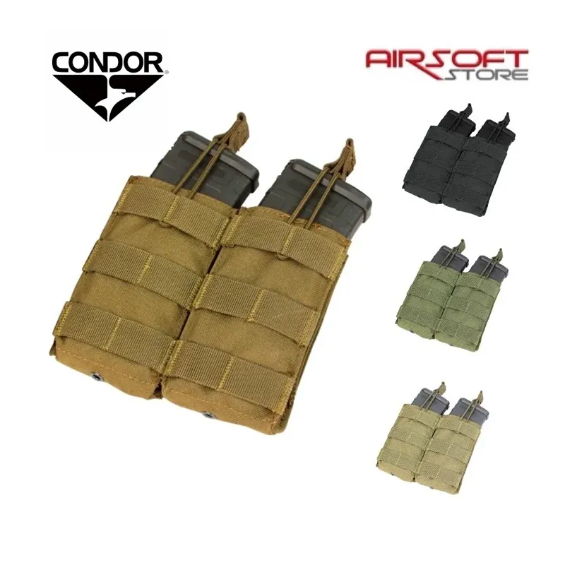 Double Open-Top M4 MAG Pouch