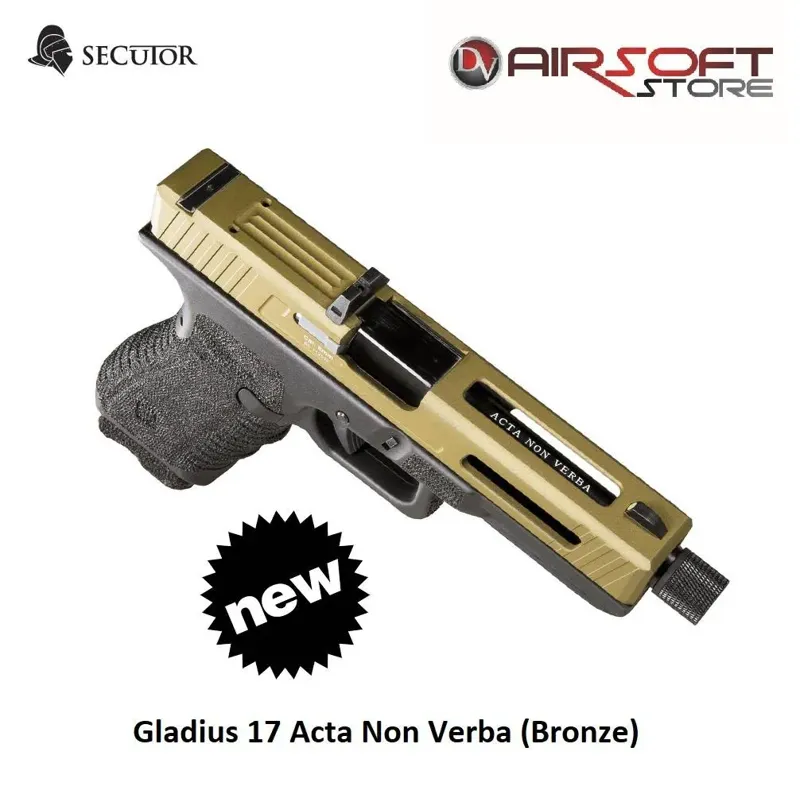 Gladius 17 Acta Non Verba · Bronce