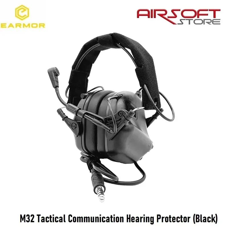 M32 Tactical Communication Hearing Protector · Negro